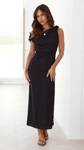 Simone Maxi Dress - Black